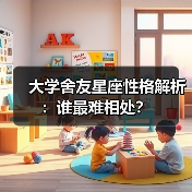 大学舍友星座性格解析：谁最难相处？（图1）