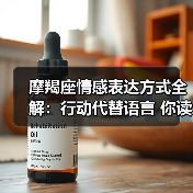 摩羯座情感表达方式全解：行动代替语言 你读懂他们了吗？（图1）