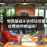 物质基础不达标这些星座直接拒绝结婚？（图3）