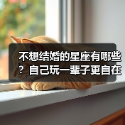 不想结婚的星座有哪些？自己玩一辈子更自在（图4）
