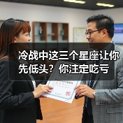冷战中这三个星座让你先低头?你注定吃亏(图4) 冷战中这三个星座让你先低头?你注定吃亏(图4)