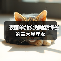 表面单纯实则暗藏锋芒的三大星座女（图3）