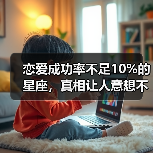 恋爱成功率不足10%的星座，真相让人意想不到（图1）