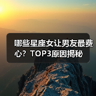 哪些星座女让男友最费心?TOP3原因揭秘(图1) 哪些星座女让男友最费心?TOP3原因揭秘(图1)