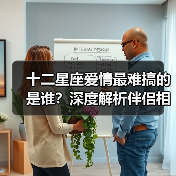 十二星座爱情最难搞的是谁？深度解析伴侣相处难题（图1）