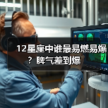 12星座中谁最易燃易爆？脾气差到爆（图1）