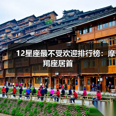 12星座最不受欢迎排行榜:摩羯座居首(图1) 12星座最不受欢迎排行榜:摩羯座居首(图1)