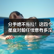 分手绝不拖拉！这四个星座对前任恨意有多深？
