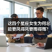 这四个星座女生为何总能要风得风要雨得雨？秘诀揭秘（图1）