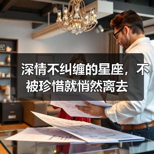 深情不纠缠的星座,不被珍惜就悄然离去(图1) 深情不纠缠的星座,不被珍惜就悄然离去(图1)