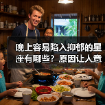 晚上容易陷入抑郁的星座有哪些?原因让人意外!(图1) 晚上容易陷入抑郁的星座有哪些?原因让人意外!(图1)