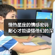 慢热星座的情感密码：耐心才能读懂他们的深情（图1）