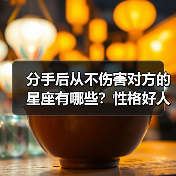 分手后从不伤害对方的星座有哪些?性格好人品全解析(图3) 分手后从不伤害对方的星座有哪些?性格好人品全解析(图3)