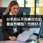 分手后从不伤害对方的星座有哪些?性格好人品全解析(图4) 分手后从不伤害对方的星座有哪些?性格好人品全解析(图4)