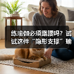练瑜伽必须露腰吗?试试这件“隐形支撑”瑜伽服(图3) 练瑜伽必须露腰吗?试试这件“隐形支撑”瑜伽服(图3)