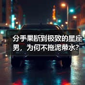 分手果断到极致的星座男，为何不拖泥带水？（图1）