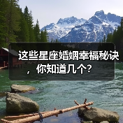 这些星座婚姻幸福秘诀,你知道几个?(图2) 这些星座婚姻幸福秘诀,你知道几个?(图2)