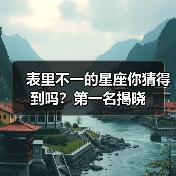 表里不一的星座你猜得到吗?第一名揭晓(图3) 表里不一的星座你猜得到吗?第一名揭晓(图3)
