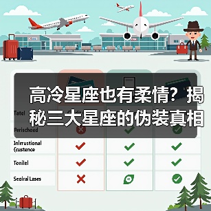 高冷星座也有柔情?揭秘三大星座的伪装真相(图1) 高冷星座也有柔情?揭秘三大星座的伪装真相(图1)