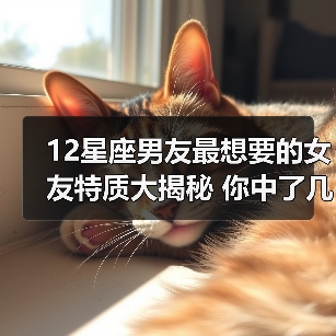 12星座男友最想要的女友特质大揭秘 你中了几条?(图3) 12星座男友最想要的女友特质大揭秘 你中了几条?(图3)