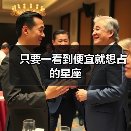 只要一看到便宜就想占的星座