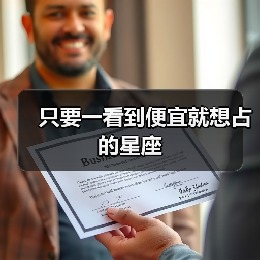 只要一看到便宜就想占的星座（图4）