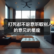 打死都不愿意听取别人的意见的星座(图4) 打死都不愿意听取别人的意见的星座(图4)
