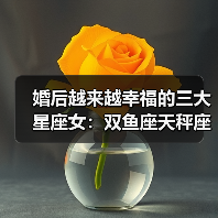 婚后越来越幸福的三大星座女:双鱼座天秤座巨蟹座婚姻秘诀(图2) 婚后越来越幸福的三大星座女:双鱼座天秤座巨蟹座婚姻秘诀(图2)