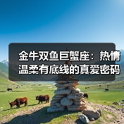 金牛双鱼巨蟹座:热情温柔有底线的真爱密码(图4) 金牛双鱼巨蟹座:热情温柔有底线的真爱密码(图4)