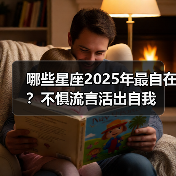 哪些星座2025年最自在?不惧流言活出自我(图3) 哪些星座2025年最自在?不惧流言活出自我(图3)