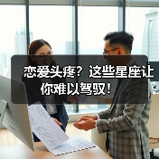 恋爱头疼?这些星座让你难以驾驭!(图1) 恋爱头疼?这些星座让你难以驾驭!(图1)