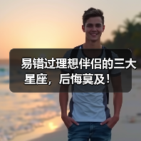 易错过理想伴侣的三大星座，后悔莫及！（图4）