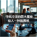 性格冷漠的四大星座，给人一种疏离感（图3）