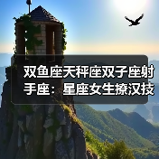 双鱼座天秤座双子座射手座:星座女生撩汉技巧全解析(图2) 双鱼座天秤座双子座射手座:星座女生撩汉技巧全解析(图2)