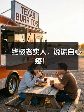 终极老实人，说谎自心疼！