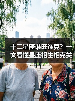 十二星座谁旺谁克?一文看懂星座相生相克关系(图3) 十二星座谁旺谁克?一文看懂星座相生相克关系(图3)