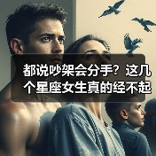 都说吵架会分手？这几个星座女生真的经不起吵！（图1）