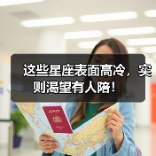 这些星座表面高冷，实则渴望有人陪！（图1）