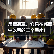 用情很真，容易在感情中吃亏的三个星座！（图1）