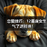 恋爱技巧：12星座女生气了这样哄！（图4）