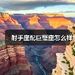 射手座配巨蟹座怎么样