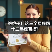 绝绝子!这三个星座跟十二星座百搭!(图4) 绝绝子!这三个星座跟十二星座百搭!(图4)