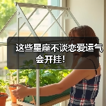 这些星座不谈恋爱运气会开挂！（图3）
