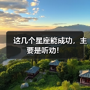 这几个星座能成功，主要是听劝！（图1）