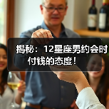 揭秘：12星座男约会时付钱的态度！（图1）