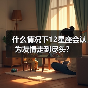 什么情况下12星座会认为友情走到尽头？
