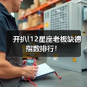 开扒!12星座老板缺德指数排行！