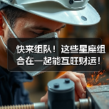 快来组队！这些星座组合在一起能互旺财运！（图4）