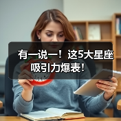 有一说一!这5大星座吸引力爆表!(图3) 有一说一!这5大星座吸引力爆表!(图3)