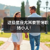 这些星座尤其要警惕职场小人！（图1）